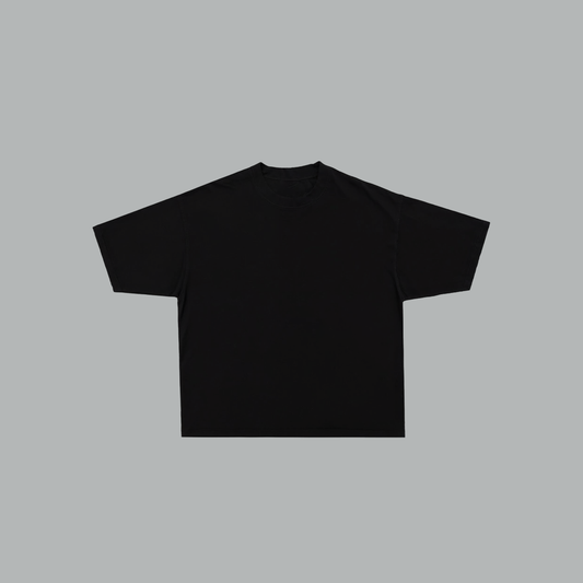 The Perfect Blank Black Oversized TEE